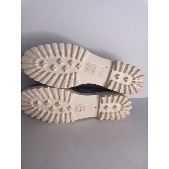 Dolce Vita Black Croc-Embossed Loafers with Cream Sole - Picture 8 of 8